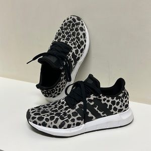 adidas Women's Swift Run Shoes leopard adidas sneakers animal print sneakers